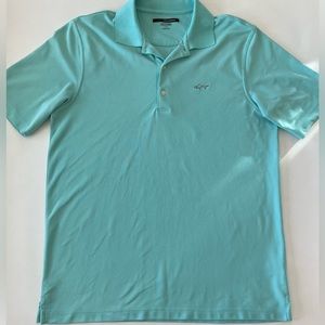 Greg Norman large polo turquoise